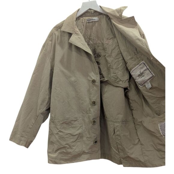 Atlantic Rancher Men's M Tan 100% Cotton Chore Coat Outdoor Waterproof - Picture 4 of 15